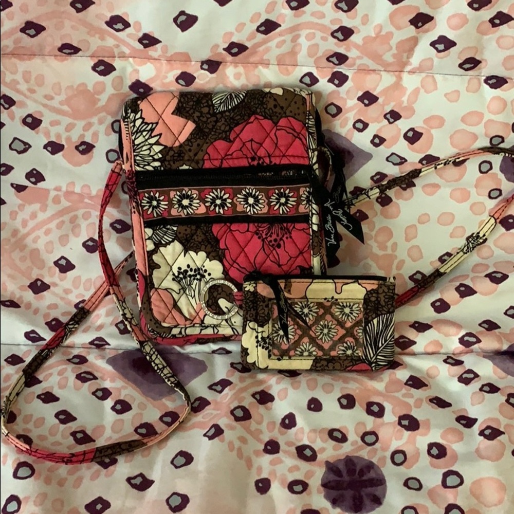 Retired print Vera Bradley Crossbody & coin purse